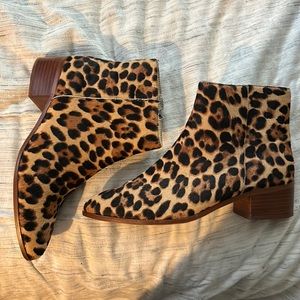 J. Crew Factory Leopard Print Boots